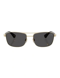 Metal Sunglasses in Gold