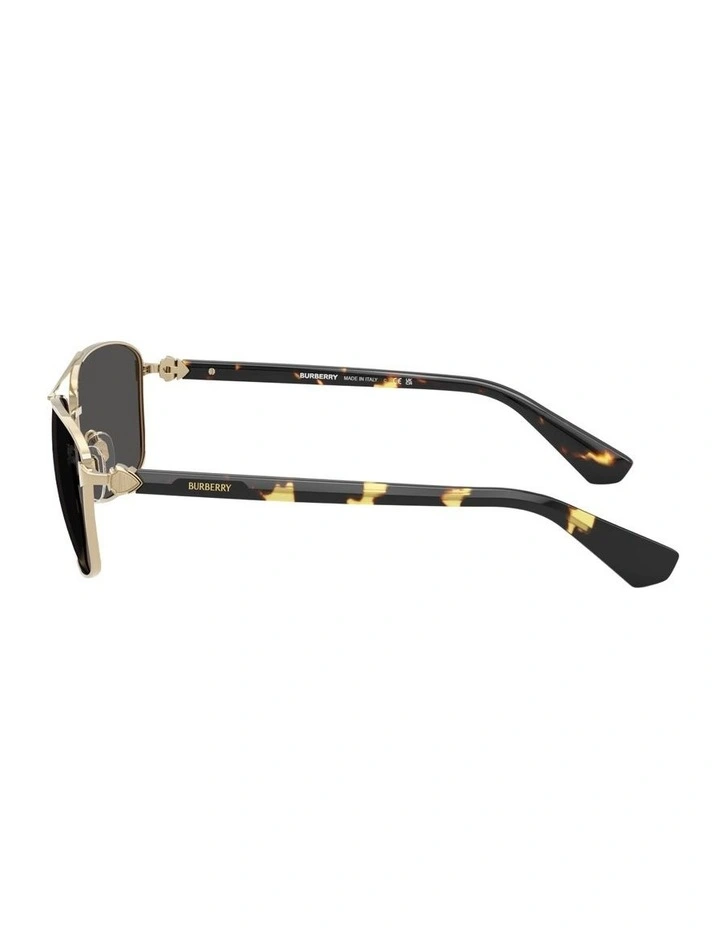 Metal Sunglasses in Gold image 2