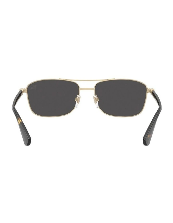 Metal Sunglasses in Gold image 3