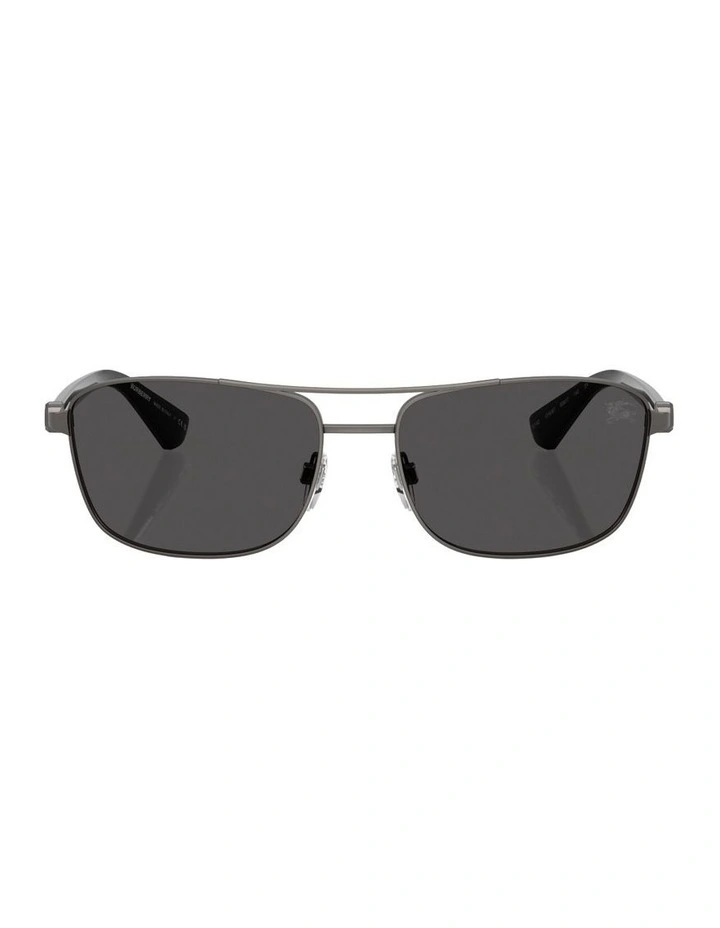 Metal Sunglasses in Grey image 2