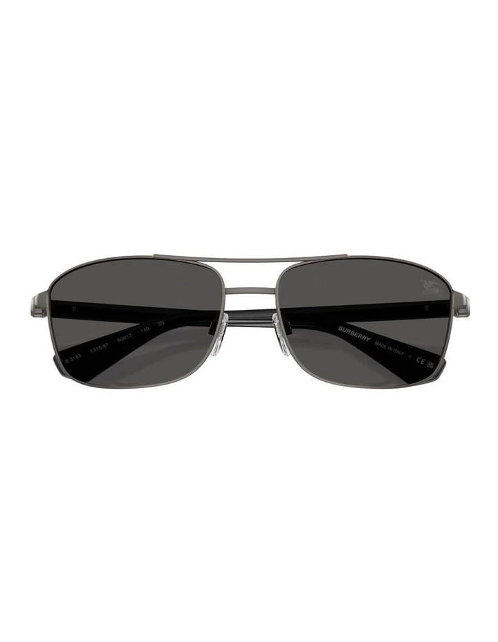 Metal Sunglasses in Grey image 4