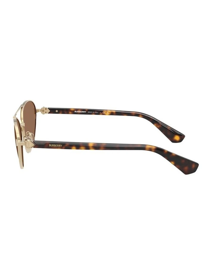 Metal Sunglasses in Gold image 2