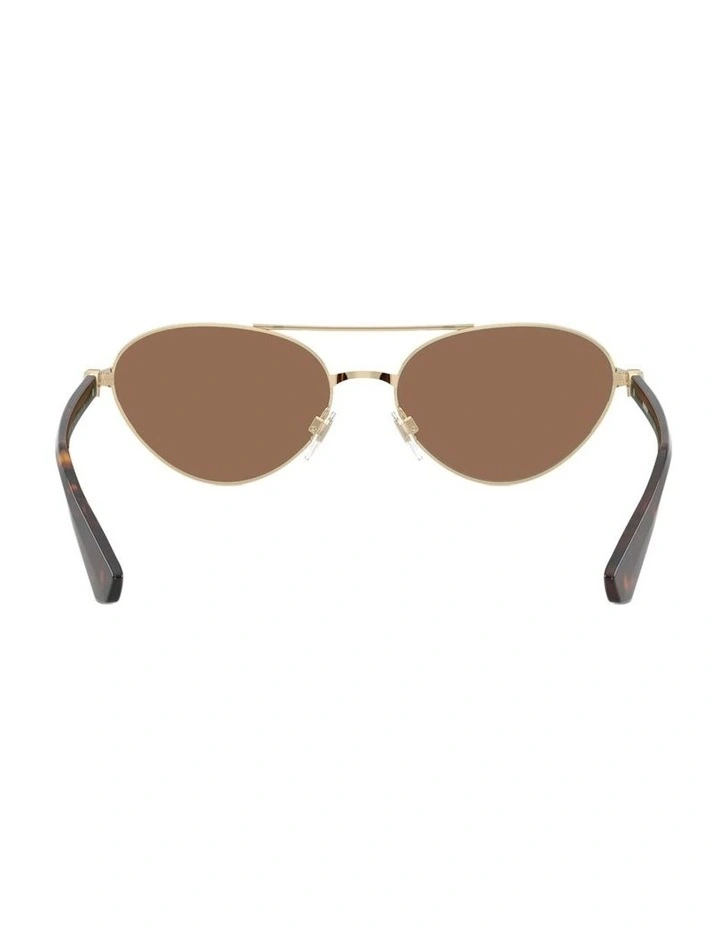 Metal Sunglasses in Gold image 3