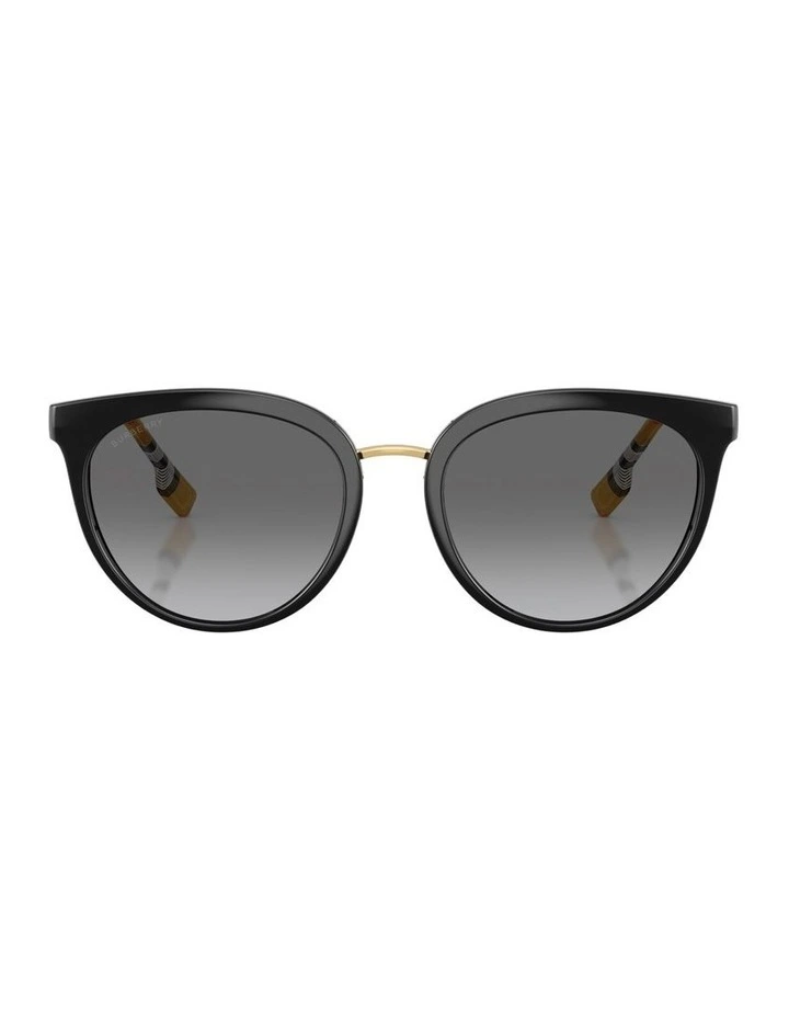 Sophia Nylon Sunglasses in Black image 2