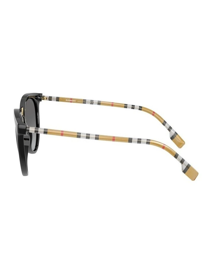 Sophia Nylon Sunglasses in Black image 3
