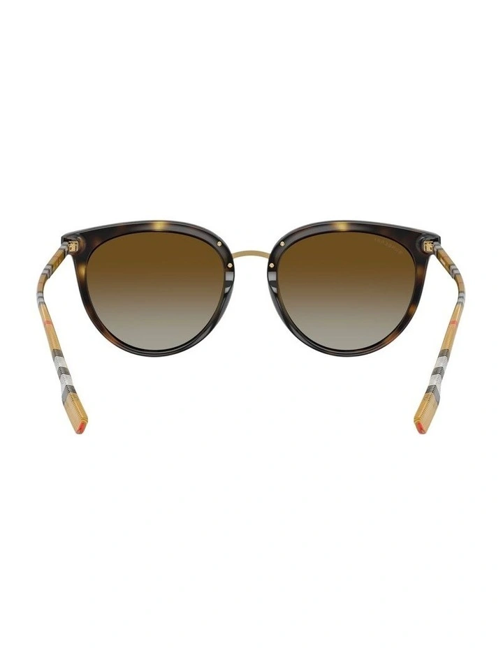 Willow Nylon Polarised Sunglasses in Brown image 4
