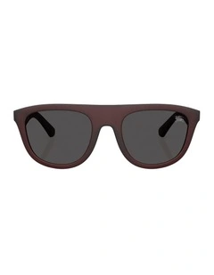 Injected Sunglasses in Red