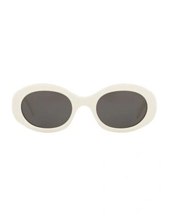 Acetate Sunglasses in Beige CL40194U