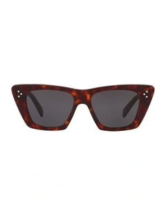 Acetate Sunglasses in Brown CL40187I