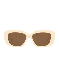 Acetate Sunglasses in Beige CL40216U
