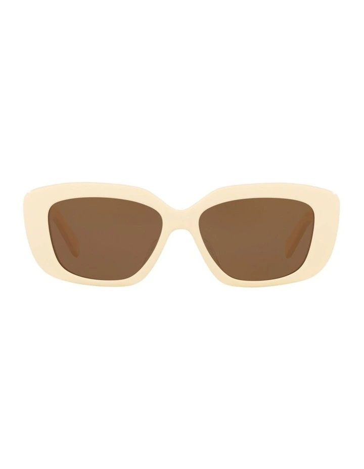 Acetate Sunglasses in Beige CL40216U image 1