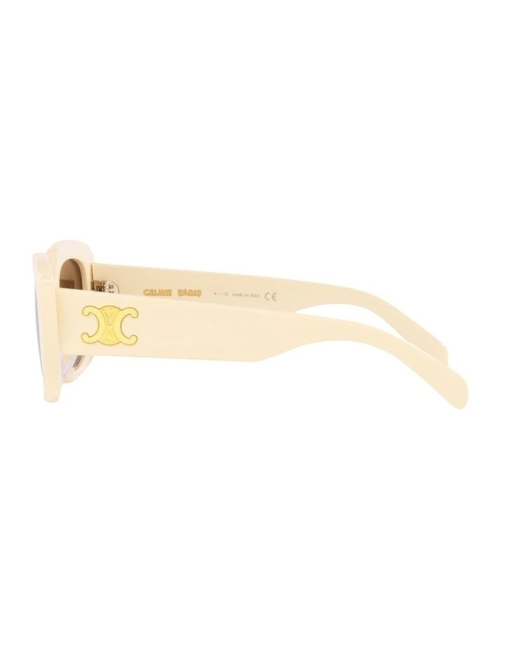 Acetate Sunglasses in Beige CL40216U image 2