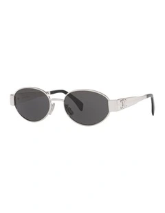 Metal Sunglasses in Grey CL40235U