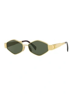 Metaltriomphe Metal Sunglasses in Gold