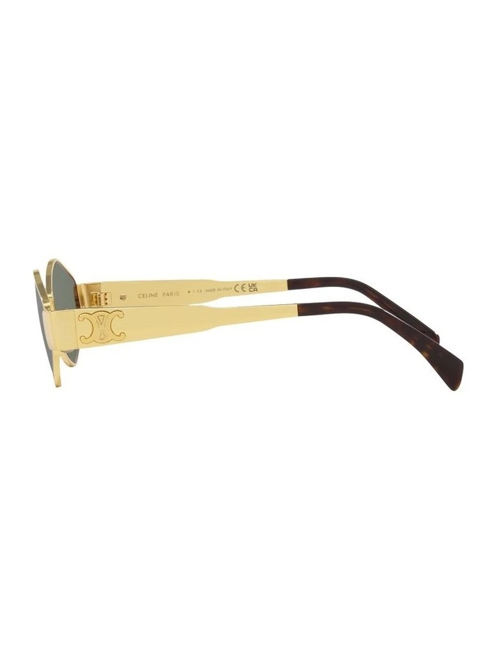 Metaltriomphe Metal Sunglasses in Gold image 3