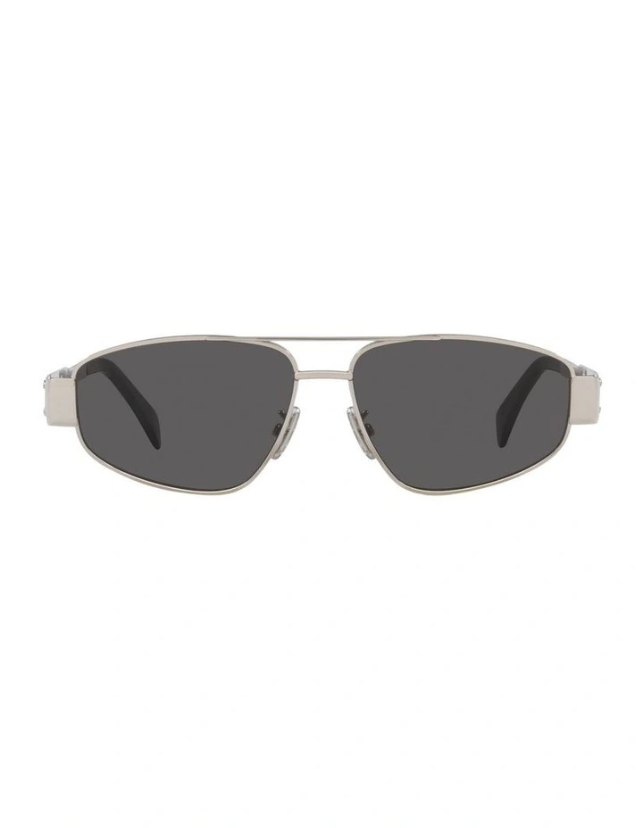 Metal Triomphe Metal Sunglasses in Grey CL40281U image 1