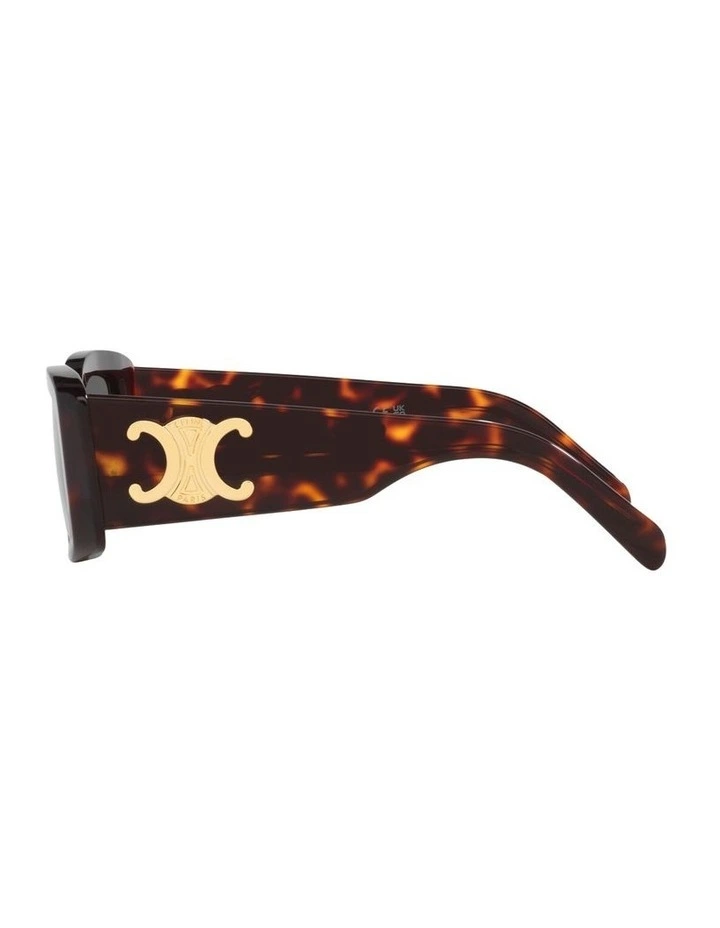 Triomphe Acetate Sunglasses in Tortoise CL40282U image 2