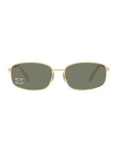 Triomphe Metal Sunglasses in Gold CL40285U