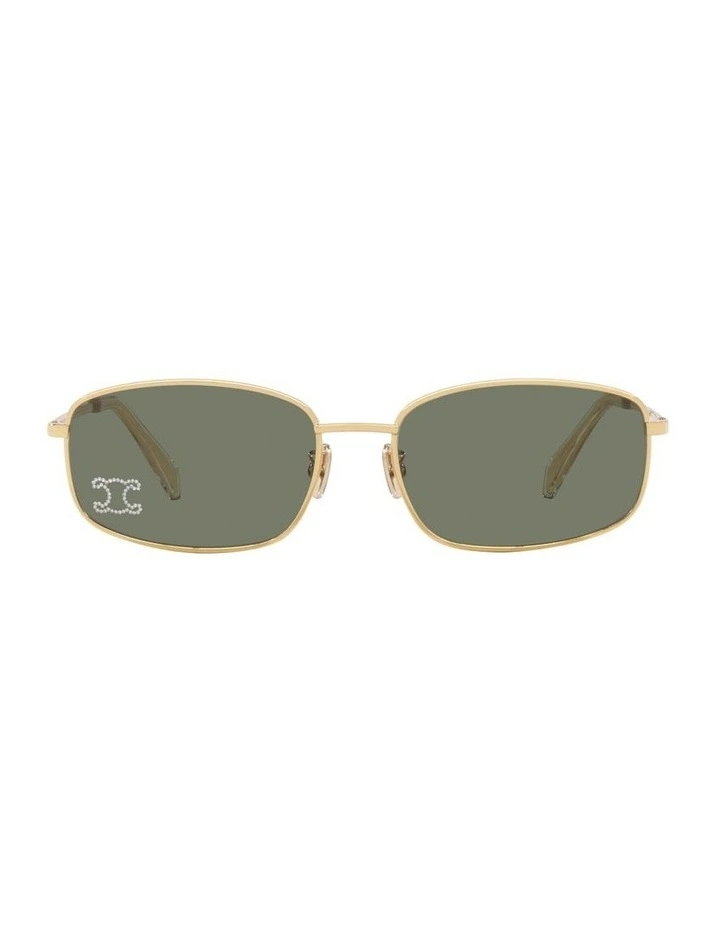 Triomphe Metal Sunglasses in Gold CL40285U image 1