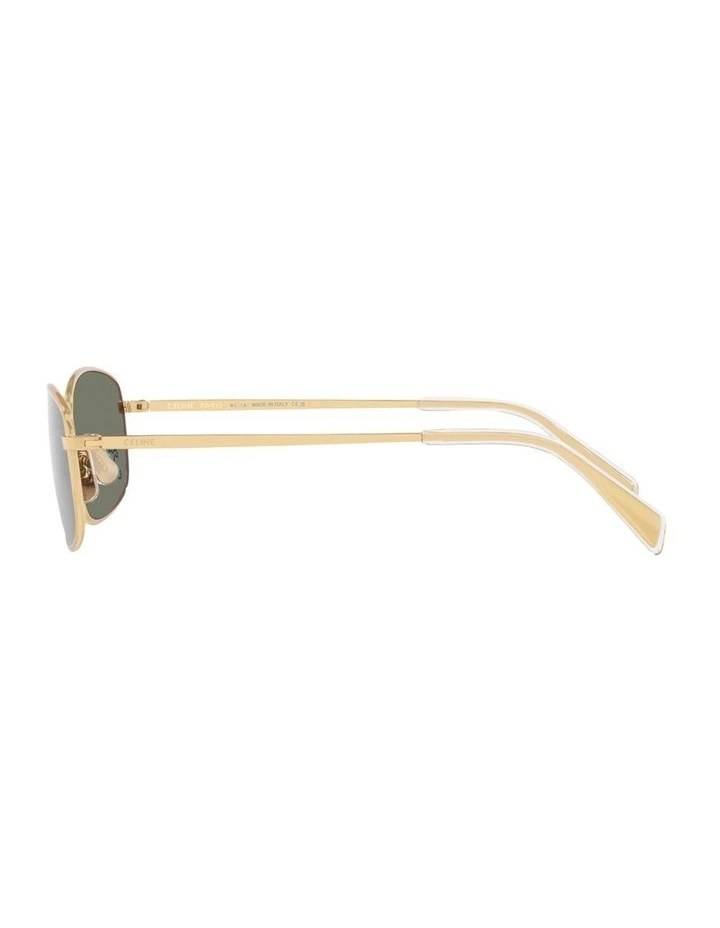 Triomphe Metal Sunglasses in Gold CL40285U image 2