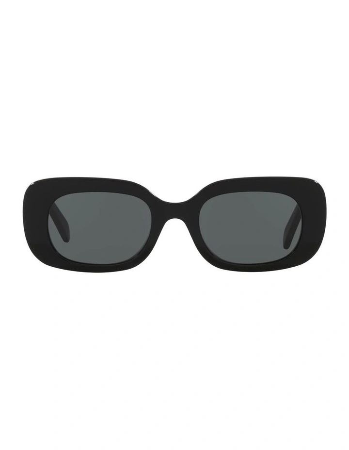 Bold 3 Dots Acetate Sunglasses in Black CL40287U image 2