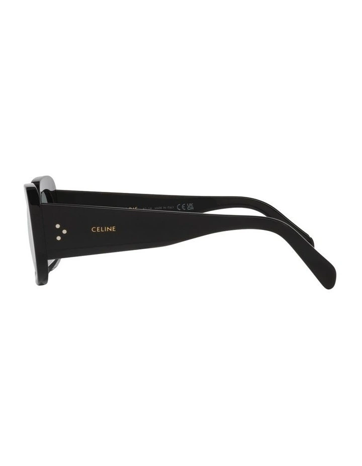 Bold 3 Dots Acetate Sunglasses in Black CL40287U image 3