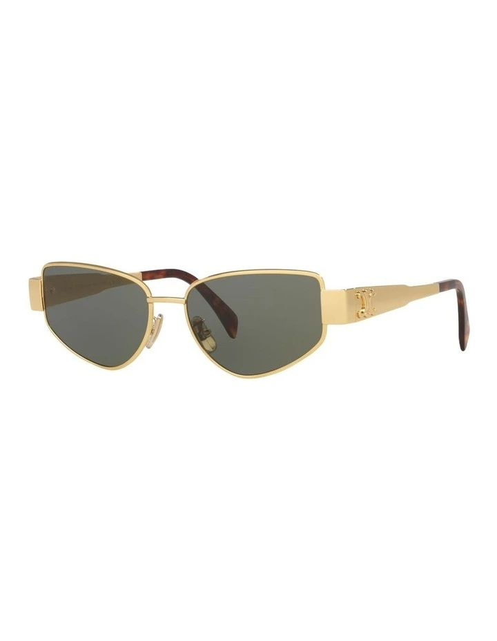 Metal Sunglasses in Gold CL40293U image 1