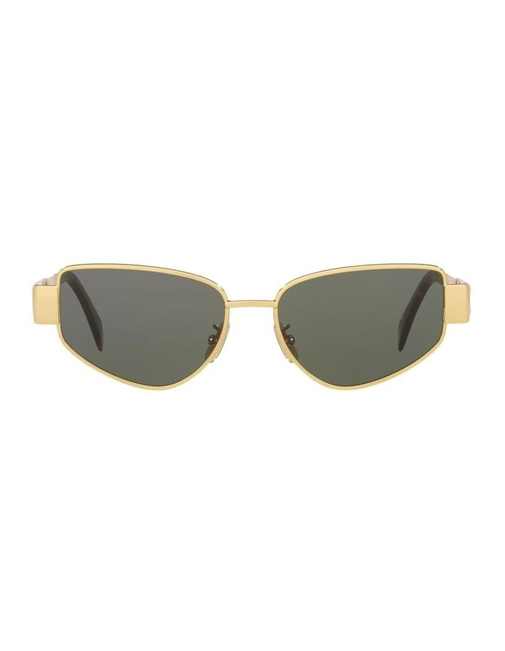 Metal Sunglasses in Gold CL40293U image 2