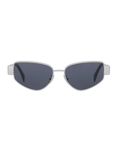 Metal Sunglasses in Grey CL40293U