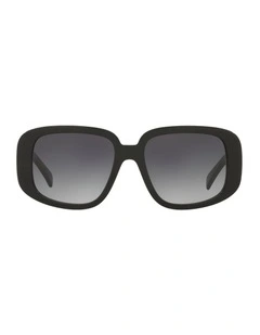 Acetate Polarised Sunglasses in Black CL40299U