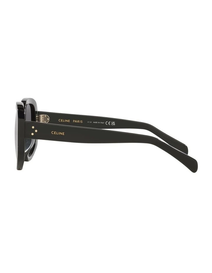 Acetate Polarised Sunglasses in Black CL40299U image 2