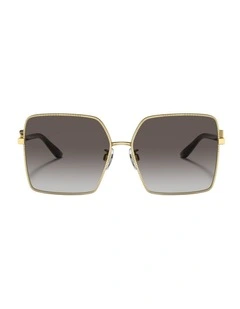 Metal Sunglasses in Gold