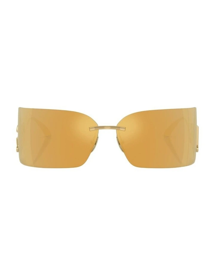 Metal Sunglasses in Gold image 1