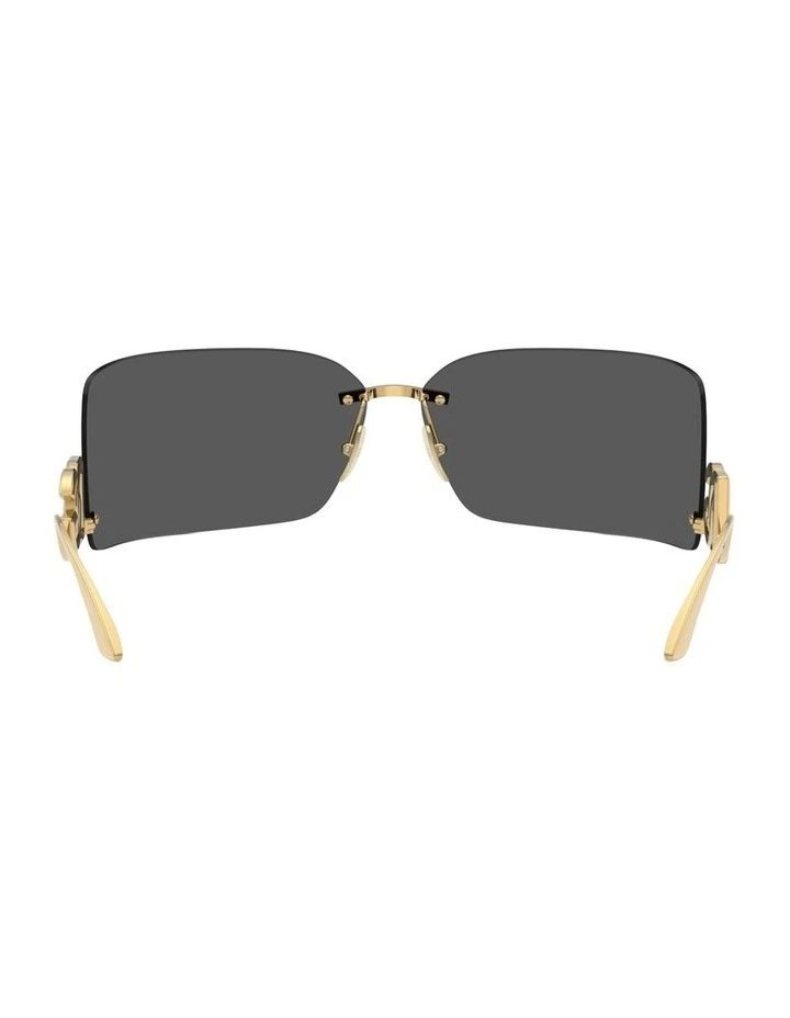 Metal Sunglasses in Gold image 3