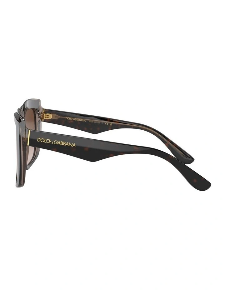 Acetate Sunglasses in Tortoise DG4414F image 3