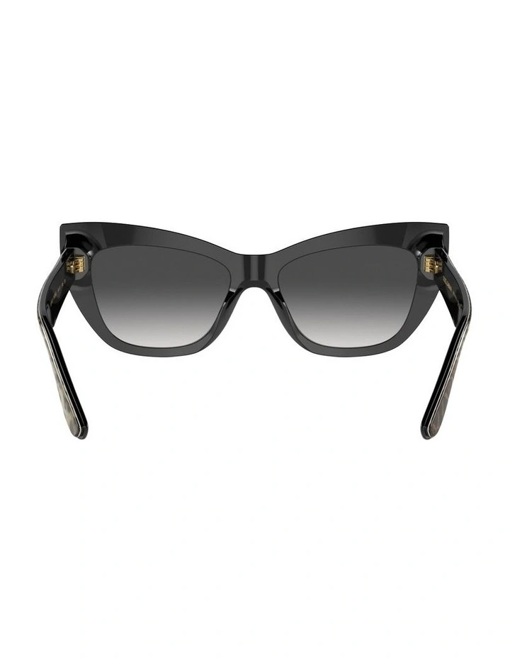 Acetate Sunglasses in Black DG4417 image 3