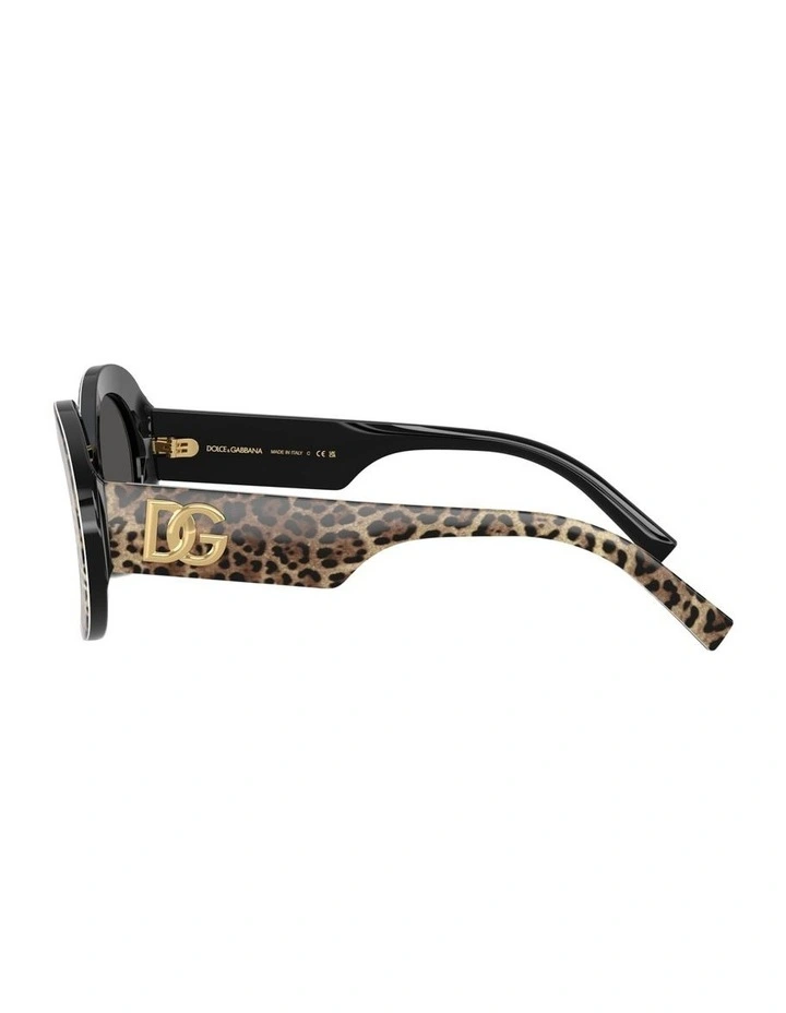 Acetate Sunglasses in Black image 2