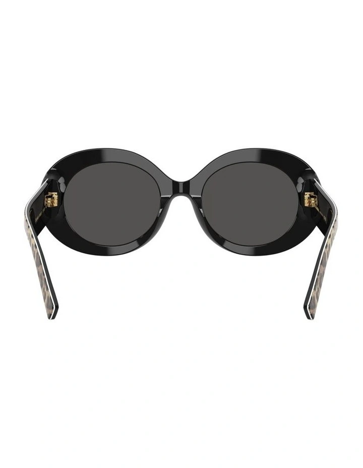 Acetate Sunglasses in Black image 3