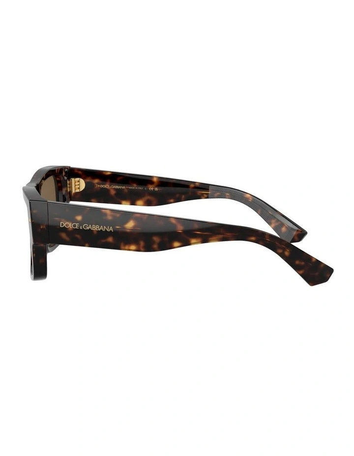 Acetate Sunglasses in Tortoise DG4451F image 3