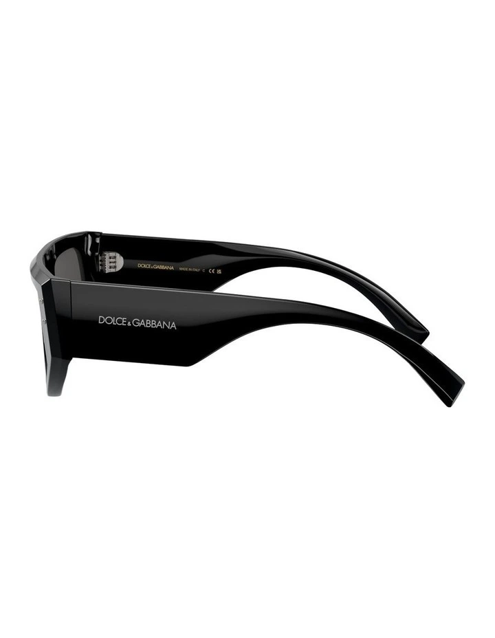 Acetate Sunglasses in Black image 3