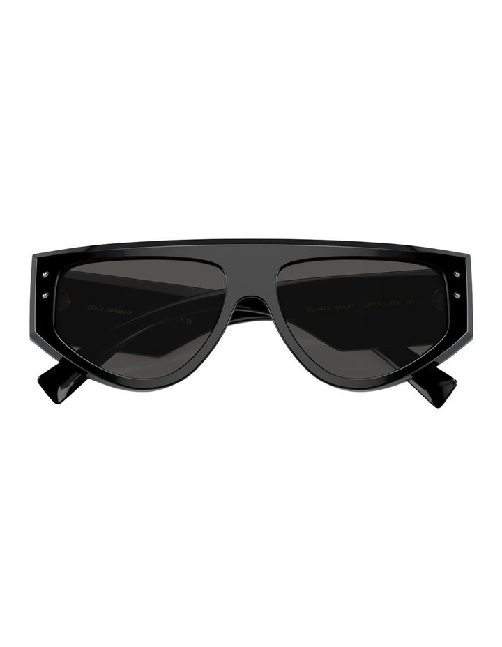 Acetate Sunglasses in Black image 4