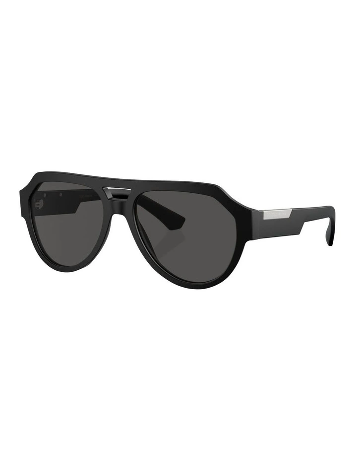 Acetate Sunglasses in Black image 1
