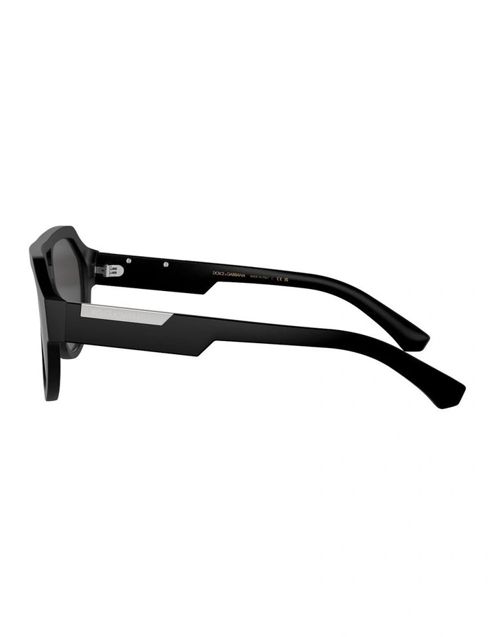 Acetate Sunglasses in Black image 3