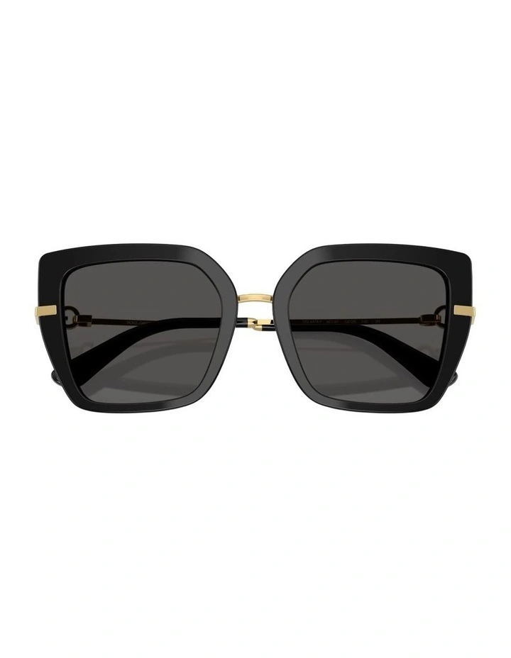 Acetate Sunglasses in Black image 3