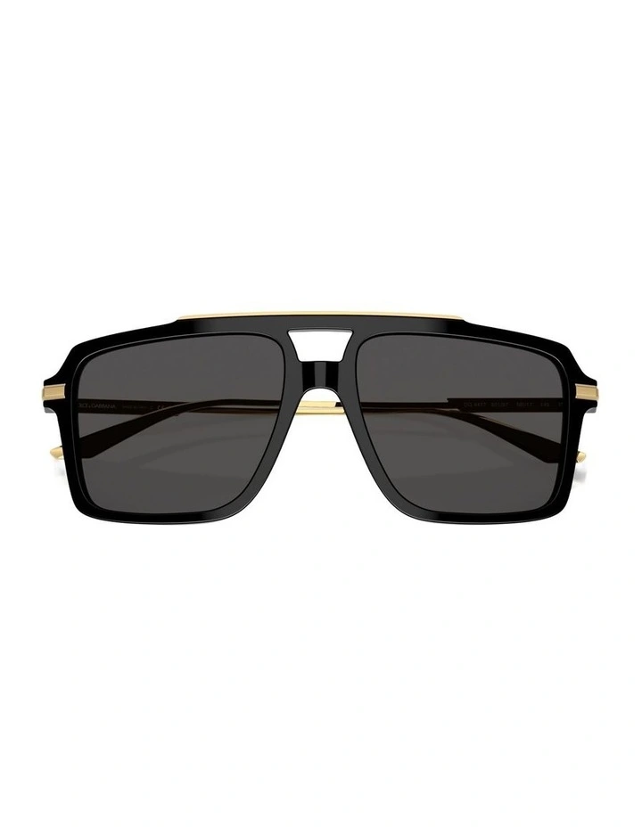 Acetate Sunglasses in Black image 3