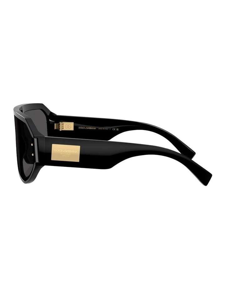Acetate Sunglasses in Black image 2