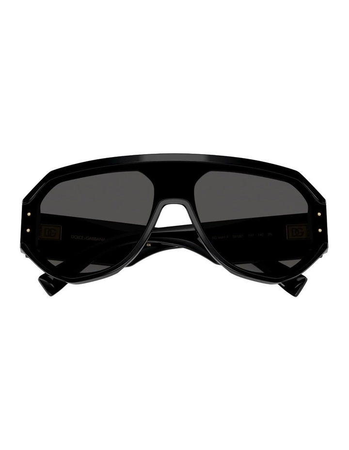 Acetate Sunglasses in Black image 3
