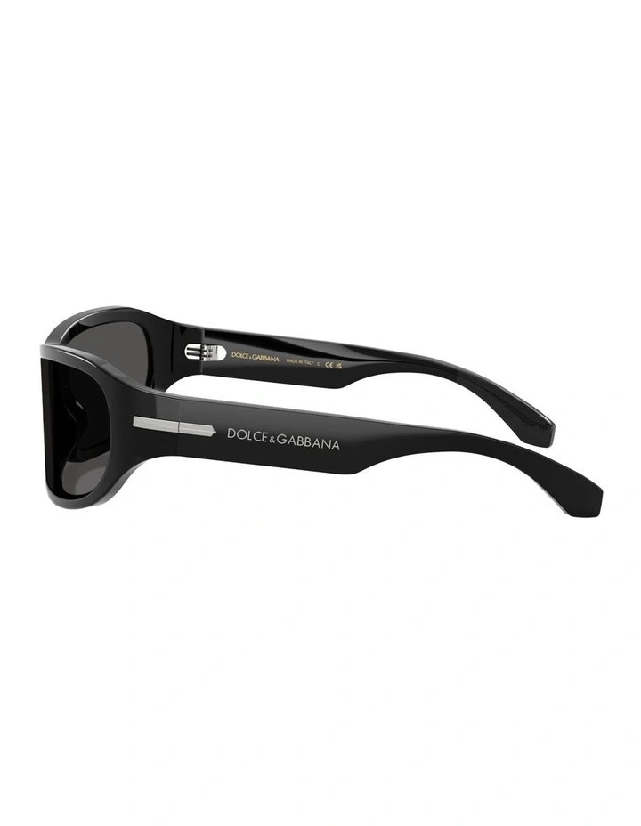 Acetate Sunglasses in Black image 2