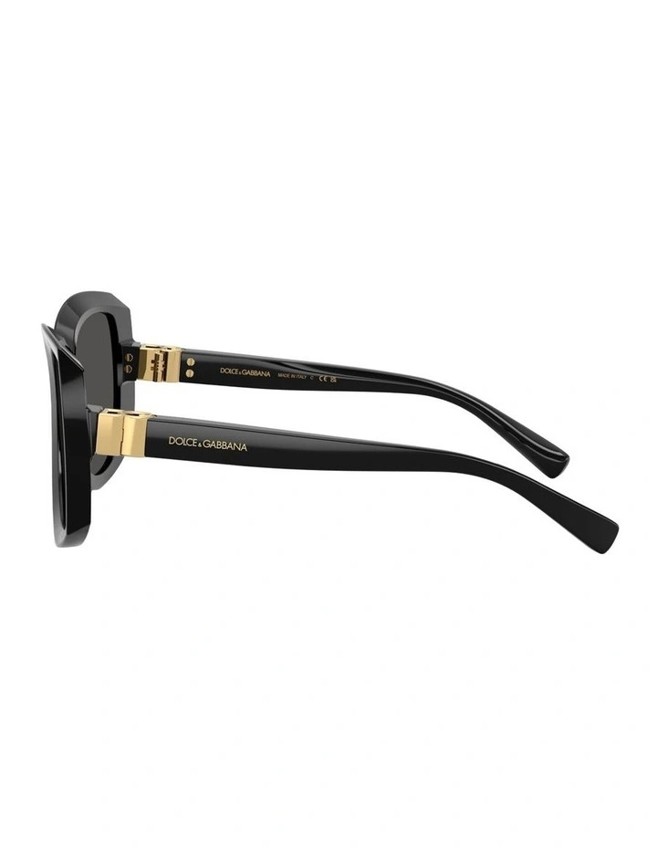 Acetate Sunglasses in Black image 3