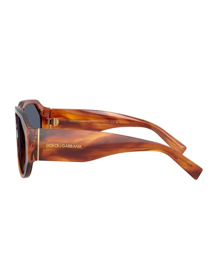Acetate Polarised Sunglasses in Brown image 2